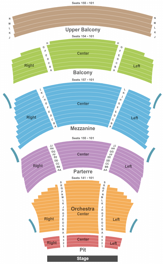 Dell Hall Shen Yun Seating Chart